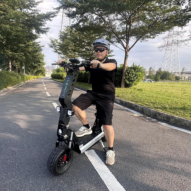 Double Motor E Scooter 13inch Off Road Tire